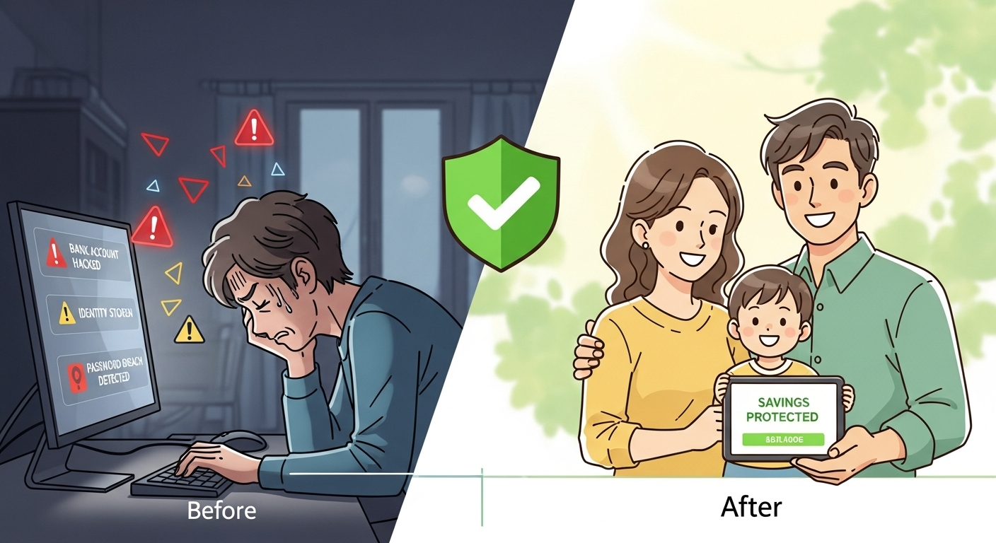Before and After Password Hack