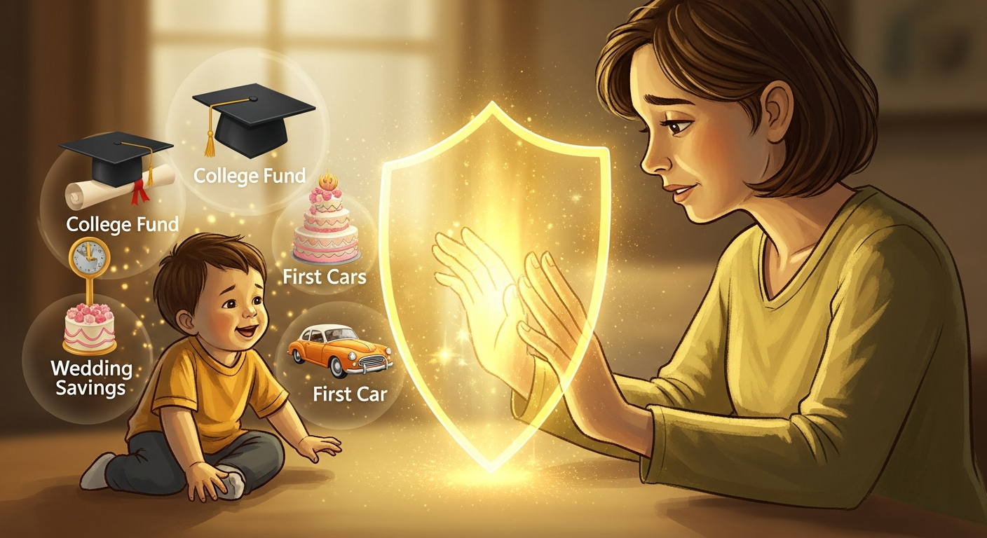 Parent Protecting Child's Future