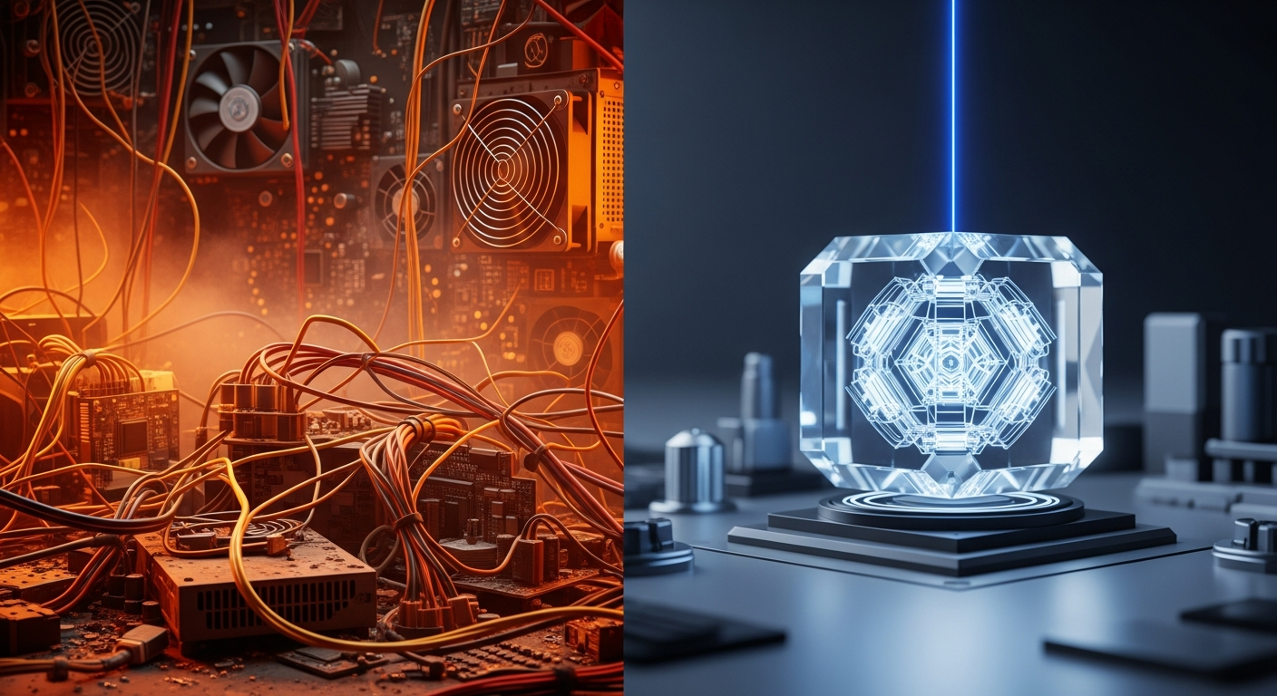 Chaos versus elegance comparison